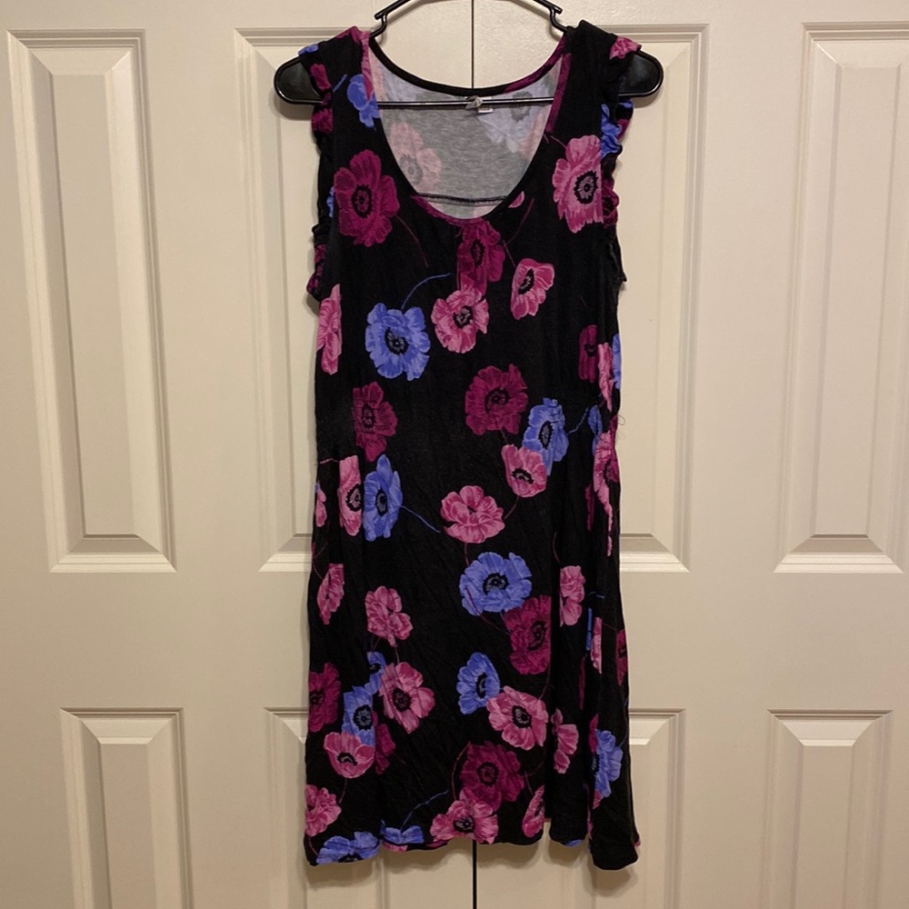 Black Floral Sundress